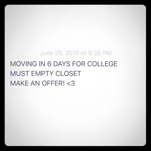 Going to UCSB and need to get rid of everything